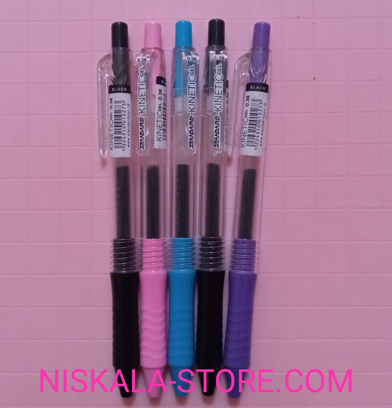 Standard - Pulpen Kinetic 0.38 - Gel Hitam